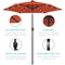 Best Choice Products 7.5ft Outdoor Solar Patio Umbrella for Deck, Pool w/ Tilt, Crank, LED Lights